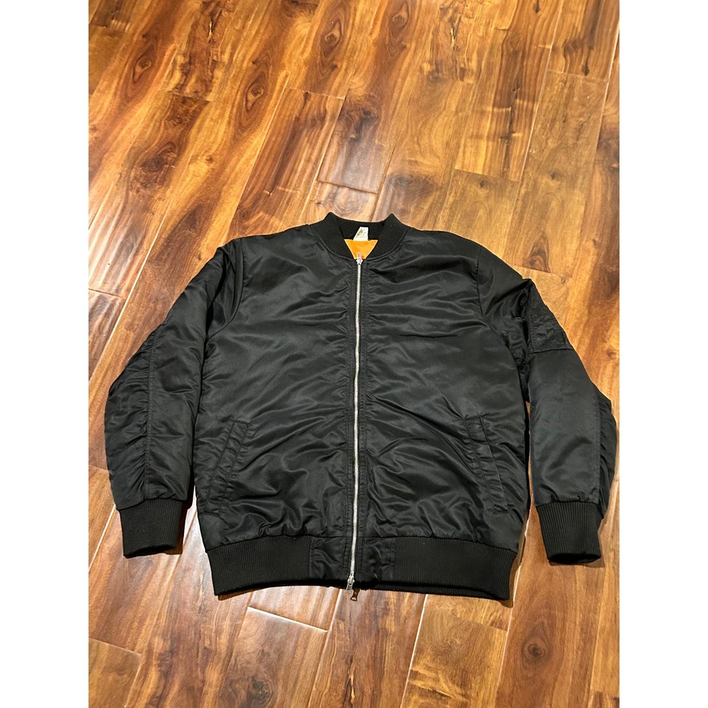 Mens bomber jacket with premium apparel tag Size XL great used condition